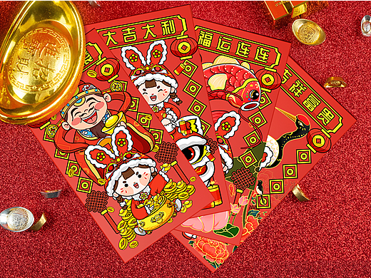 兔年红包（个人主页-ZNjMwOTE5MTI=） - 创作习作 - 站酷设计师目京三原创素材 - 站酷ZCOOL