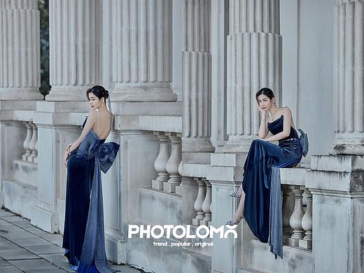 妈呀！姐姐这一身礼服拍照也太太太好看了叭