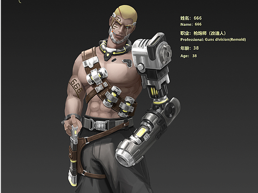 改造人體-666（個(gè)人主頁(yè)-ZNjEzMTk0MTI=） - 概念設(shè)定 - 站酷設(shè)計(jì)師拾一劃原創(chuàng)素材 - 站酷ZCOOL