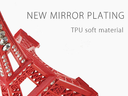 奢华镜面水钻创意指环手机壳