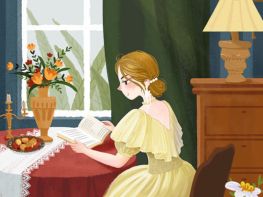 复古风插画（个人主页-ZNTE1NzAzODQ=） - 创作习作 - 站酷设计师画画的夏木原创素材 - 站酷ZCOOL