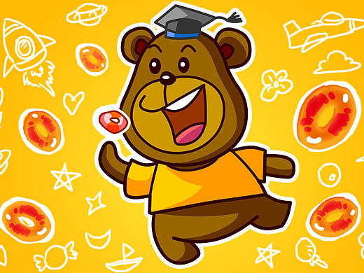 熊博士-糖果开心版（个人主页-ZMjEwNjEwNTI=） - 包装 - 站酷设计师千骏视觉设计原创素材 - 站酷ZCOOL