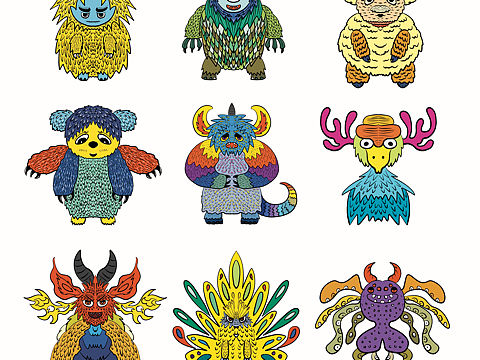 涂鴉小怪物（個人主頁-ZNDM5OTc1NjQ=） - 創(chuàng)作習作 - 站酷設計師東東設計原創(chuàng)素材 - 站酷ZCOOL