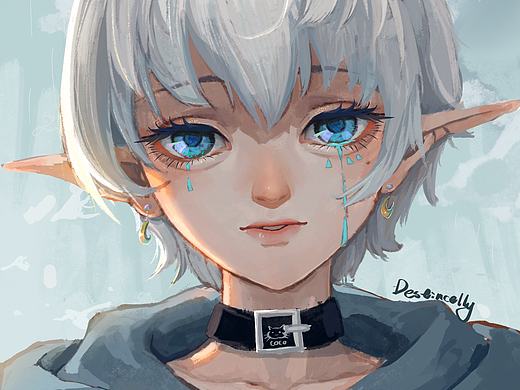 iPad作画逆光随笔练习