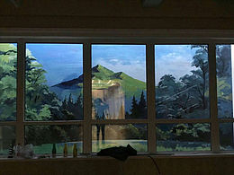 動(dòng)漫風(fēng)景墻繪