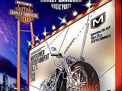 夜店海报 哈雷派对