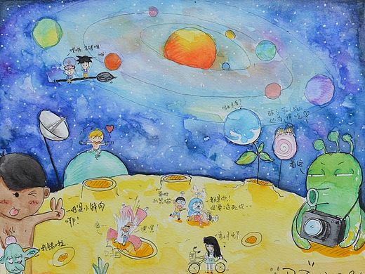 海尔兄弟—太空游（个人主页-ZMTMyNzE1Njg=） - 其他动漫 - 站酷设计师ROE若伊原创素材 - 站酷ZCOOL