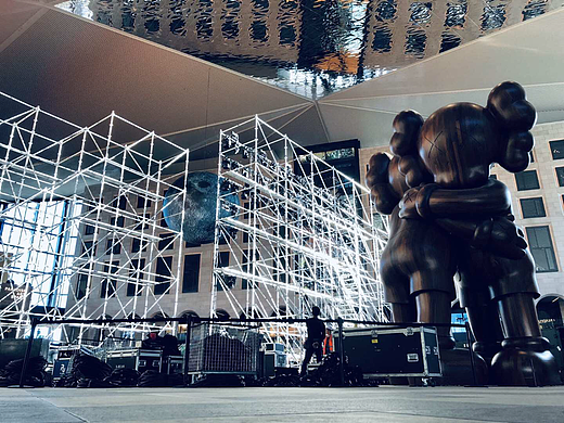 韩国新品发布会舞台搭建分享