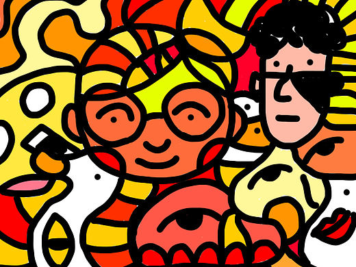 装饰插画（个人主页-ZNDIxOTkyMjg=） - 创作习作 - 站酷设计师WENQI文奇原创素材 - 站酷ZCOOL