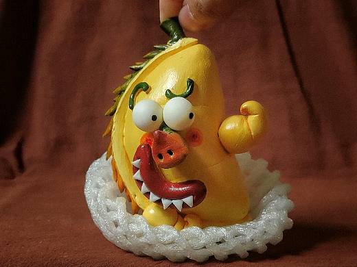 手工 榴蓮猛男（個人主頁-ZNjE5OTE5NzY=） - 手辦/模玩 - 站酷設計師畫畫的勺子原創(chuàng)素材 - 站酷ZCOOL