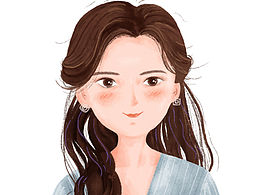 小姐姐插畫頭像
