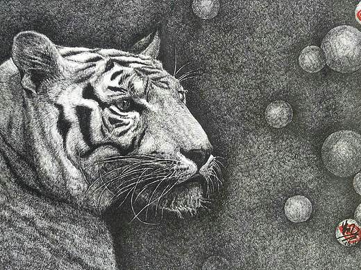 钢笔画