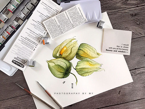 小花的水彩～姑娘儿～给小爷乐一个～