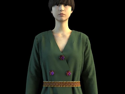 福荣大哥的衣服布料三维设计|众恒CG工作室作品