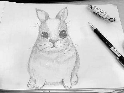 素描-兔子