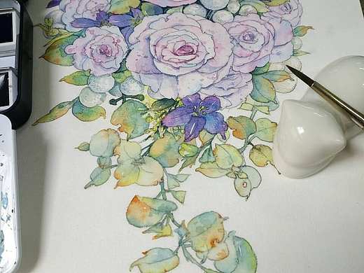 花卉系列二（個(gè)人主頁(yè)-ZMzcxMjE3NDQ=） - 藝術(shù)插畫(huà) - 站酷設(shè)計(jì)師半透明的小胖子原創(chuàng)素材 - 站酷ZCOOL