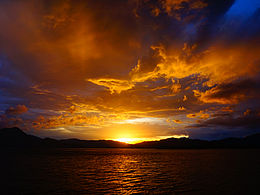 手机摄影-烏溪沙的落日