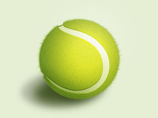 百图斩18-临摹一个写实网球（个人主页-ZMTk1ODY0Mjg=） - 图标 - 站酷设计师石屎鱼原创素材 - 站酷ZCOOL