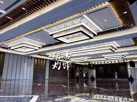 宴会厅新中式工程灯定制