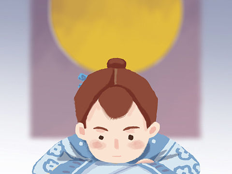 中秋快樂（個人主頁-ZMjQxNTY5ODQ=） - 創(chuàng)作習(xí)作 - 站酷設(shè)計師Anna_Lin_小雪龍原創(chuàng)素材 - 站酷ZCOOL