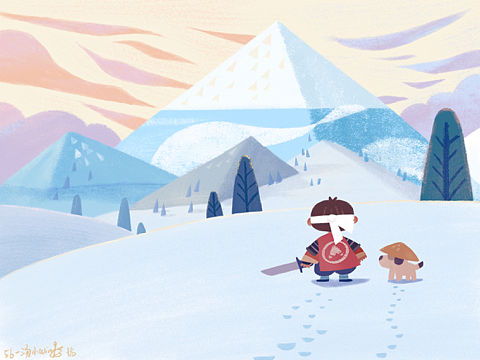 臨摹練習(xí)-原圖來自插畫師Amelicar（個(gè)人主頁-ZNDUxMjUxNjQ=） - 創(chuàng)作習(xí)作 - 站酷設(shè)計(jì)師湯小翼wing原創(chuàng)素材 - 站酷ZCOOL