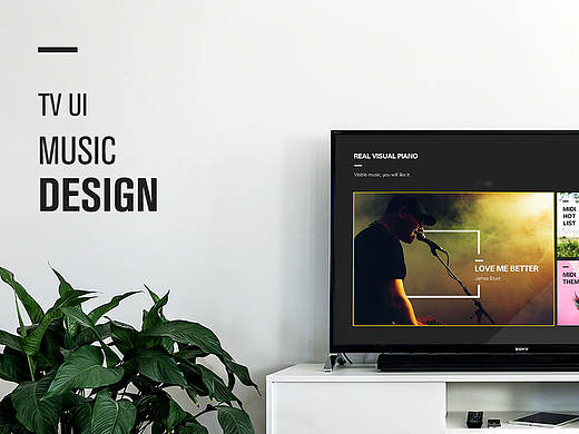 TV UI MUSIC DESIGN