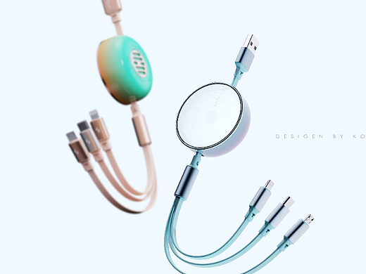 100三合一数据线（个人主页-ZNjU5MjM5Mjg=） - 生活用品 - 站酷设计师空间站设计原创素材 - 站酷ZCOOL