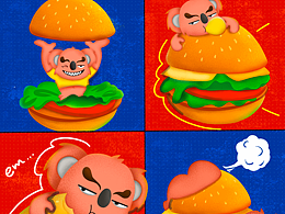 BUBI说:我只是很爱吃汉堡我有什么错