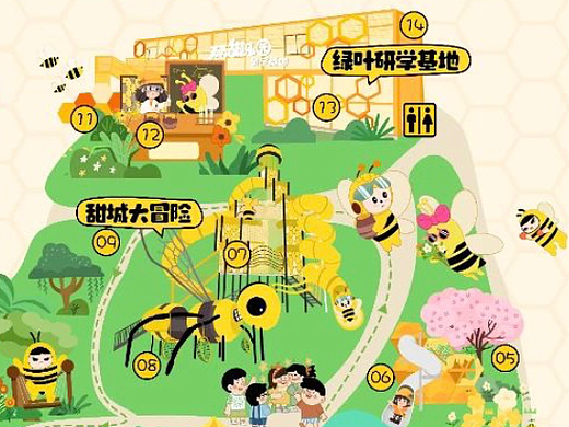 手绘地图｜运营插画练习｜出版社插图