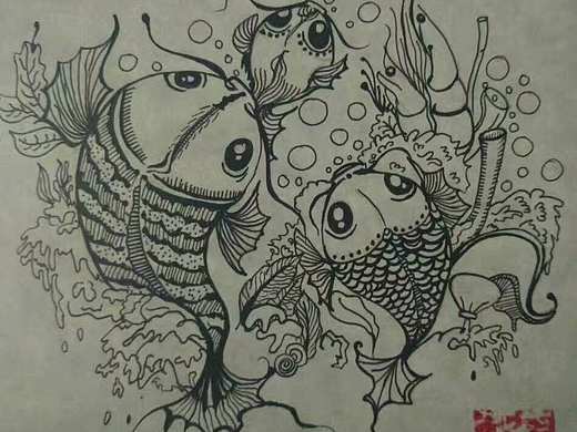 插画鱼
