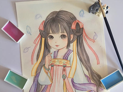 春暖花开画萌妹儿