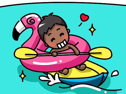 周小馋萌漫 巴厘岛的故事