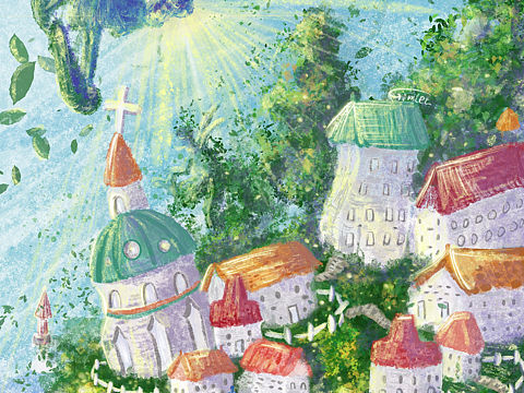 童话绘本风-  海岛系列一