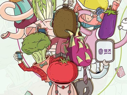 【主視覺】聯(lián)想旗下電商的發(fā)布會注視覺（個人主頁-ZMTMyNDY3MjA=） - 商業(yè)插畫 - 站酷設(shè)計師paulrj原創(chuàng)素材 - 站酷ZCOOL