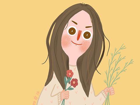 让我给你一个可爱的头像吧（个人主页-ZMzQyMTE5OTY=） - 儿童插画 - 站酷设计师甜甜蘑菇酱原创素材 - 站酷ZCOOL