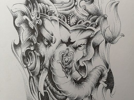 点绘象神