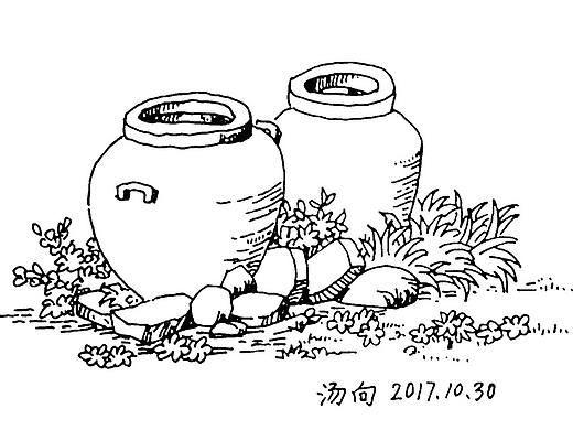 80幅清新田园风钢笔画小品，快收藏起来吧！