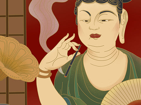 佛行佛素（个人主页-ZMzkzMTYwNDA=） - 商业插画 - 站酷设计师陈零钱钱原创素材 - 站酷ZCOOL