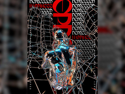 情绪海报……C4d 