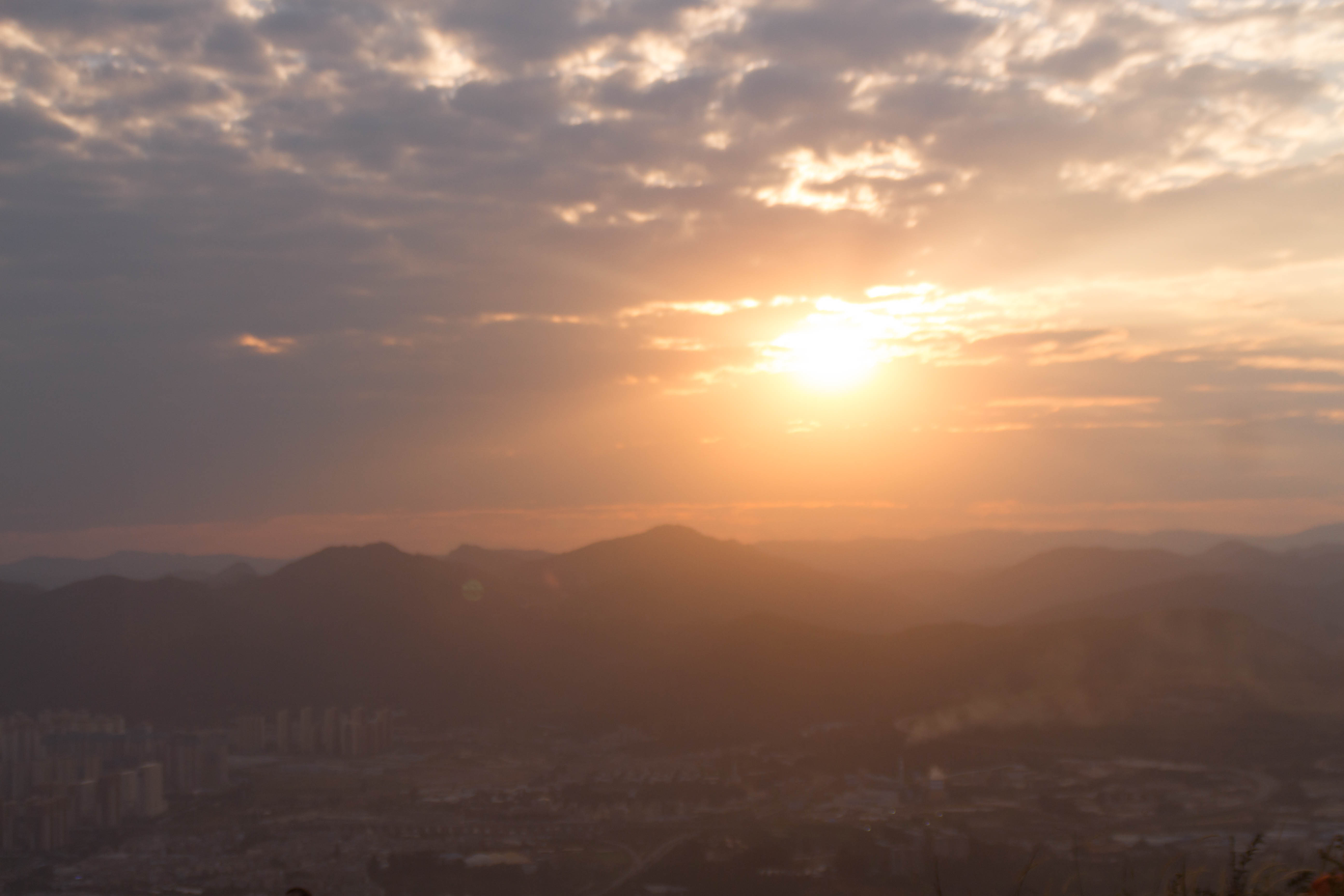 夕阳西下