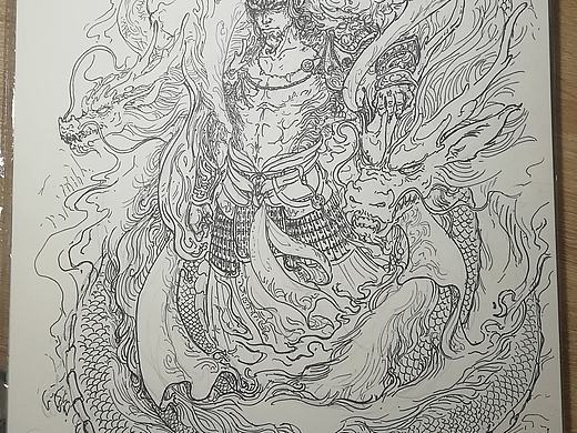 火神祝融（个人主页-ZMzcyNzA1MjQ=） - 绘画 - 站酷设计师画渣老徐原创素材 - 站酷ZCOOL