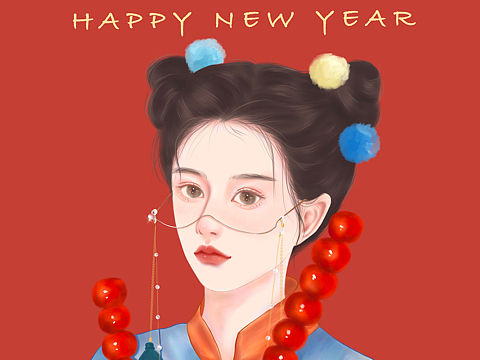 新年头像（个人主页-ZNTc0NDEyMjA=） - 创作习作 - 站酷设计师尢麦de怪猫原创素材 - 站酷ZCOOL