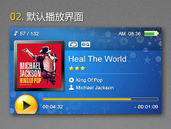 Music Player UI - 音乐播放器界面（个人主页-ZODMyNDQ=） - 主题/皮肤 - 站酷设计师seafoodwell原创素材 - 站酷ZCOOL