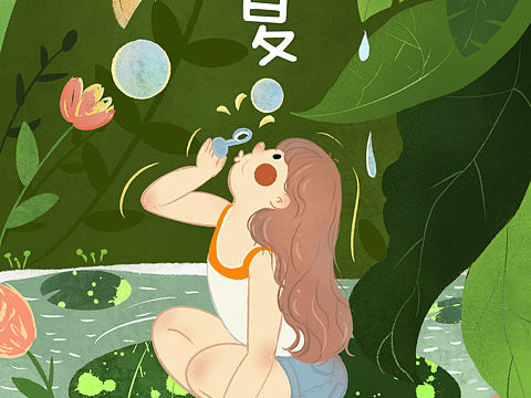 二十四节气插画系列
