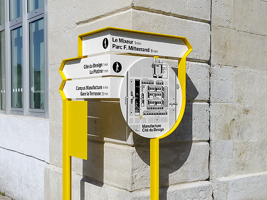 圣埃蒂安城市设计-导视系统