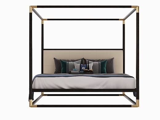 架子床建模（個人主頁-ZNDM5NTYyNDA=） - 產(chǎn)品 - 站酷設計師提莫打籃球原創(chuàng)素材 - 站酷ZCOOL