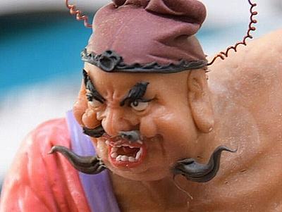 贺加贵面塑软陶（钟馗）