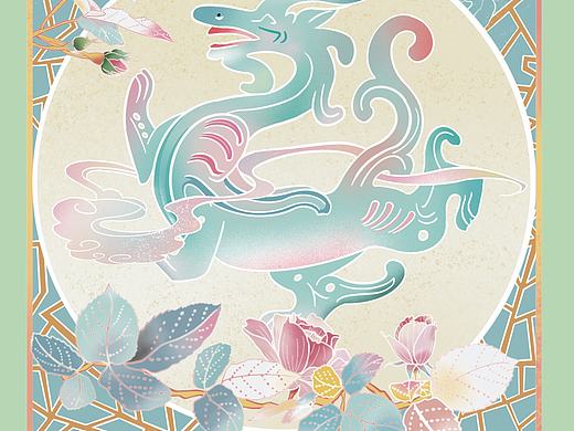 四神兽插画