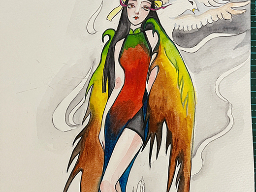 山海经之羽民国