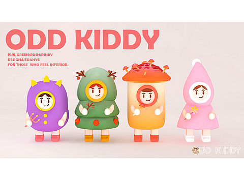 「ODD KIDDY」系列个人原创IP形象设计